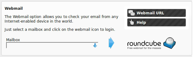 Check your mail online, using NTC Hositing's Webmail clients