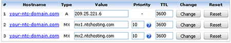 Custom DNS Records tool