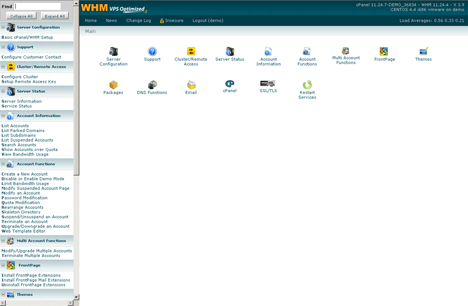 cPanel WHM