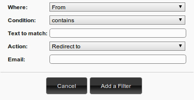 Configure Email Filters