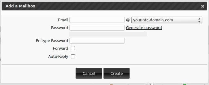 Create New Mailbox