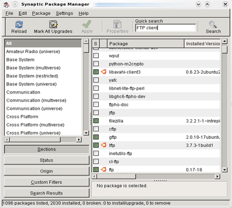 FTP clients offered for Ubuntu FTP clients offered for Ubuntu