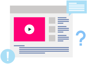 Step-by-step video tutorials